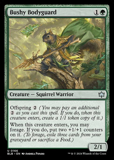 Bushy Bodyguard - FOIL