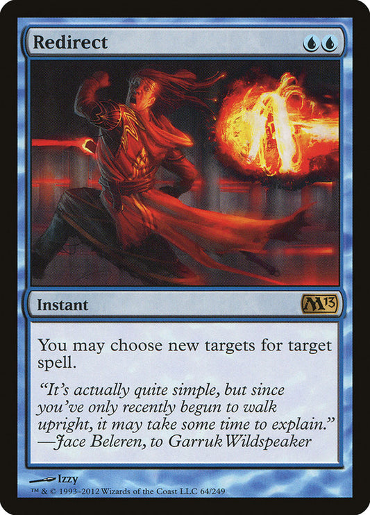 This Is An Image Of The Magic The Gathering Card Redirect From The Set Magic 2013 - Designed By Artist Izzy