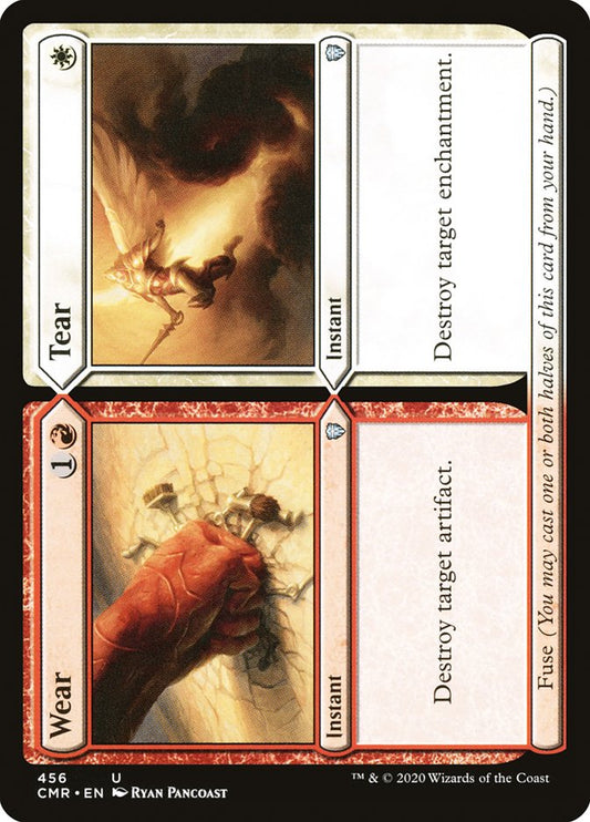 This Is An Image Of The Magic The Gathering Card Wear // Tear From The Set March of the Machine Commander - Designed By Artist Ryan Pancoast