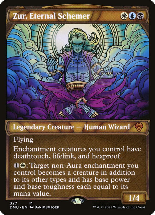 This Is An Image Of The Magic The Gathering Card Zur, Eternal Schemer From The Set Dominaria United - Designed By Artist Jesper Ejsing
