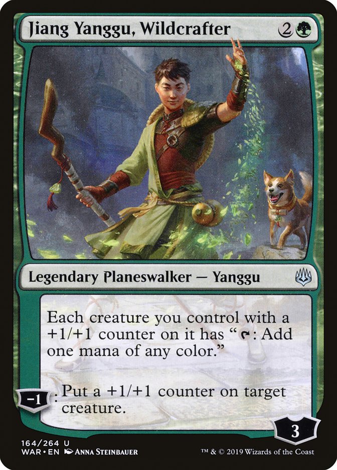 This Is An Image Of The Magic The Gathering Card Jiang Yanggu, Wildcrafter From The Set War of the Spark - Designed By Artist Anna Steinbauer