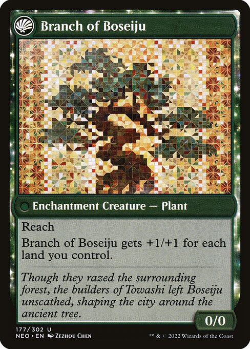 Boseiju Reaches Skyward // Branch of Boseiju - FOIL