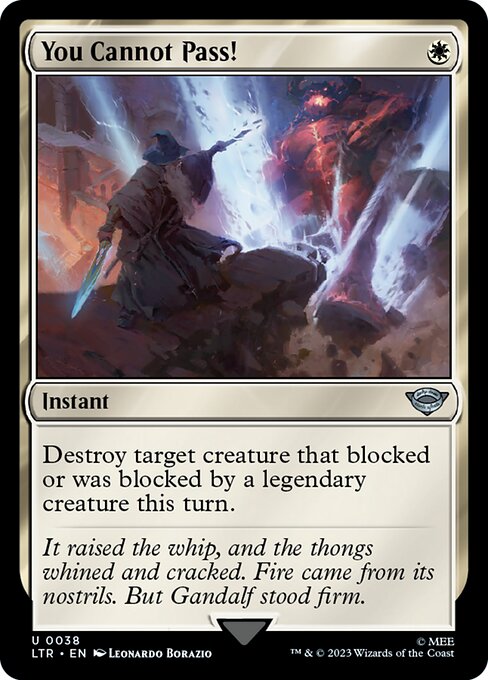 You Cannot Pass! - FOIL