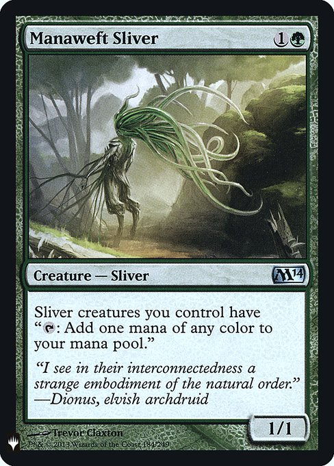 Manaweft Sliver - FOIL