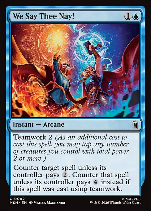 We Say Thee Nay! - FOIL
