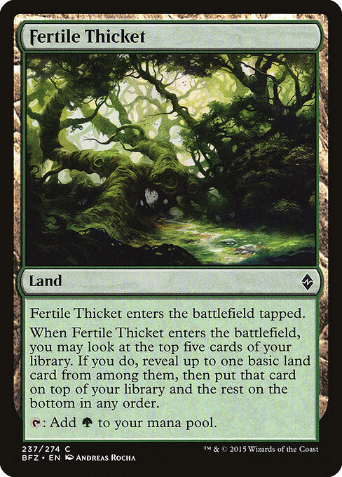 Fertile Thicket - FOIL
