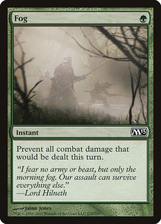 This Is An Image Of The Magic The Gathering Card Fog From The Set Eternal Masters - Designed By Artist Jaime Jones