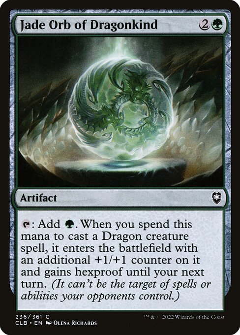 Jade Orb of Dragonkind - FOIL