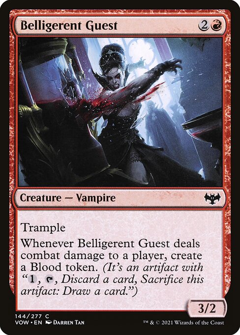 Belligerent Guest - FOIL