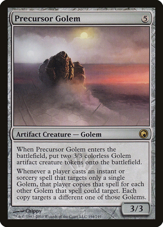 This Is An Image Of The Magic The Gathering Card Precursor Golem From The Set Modern Masters 2015 - Designed By Artist Chippy