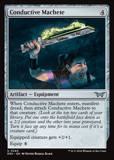 Conductive Machete - FOIL