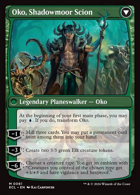Oko, Lorwyn Liege // Oko, Shadowmoor Scion - FOIL