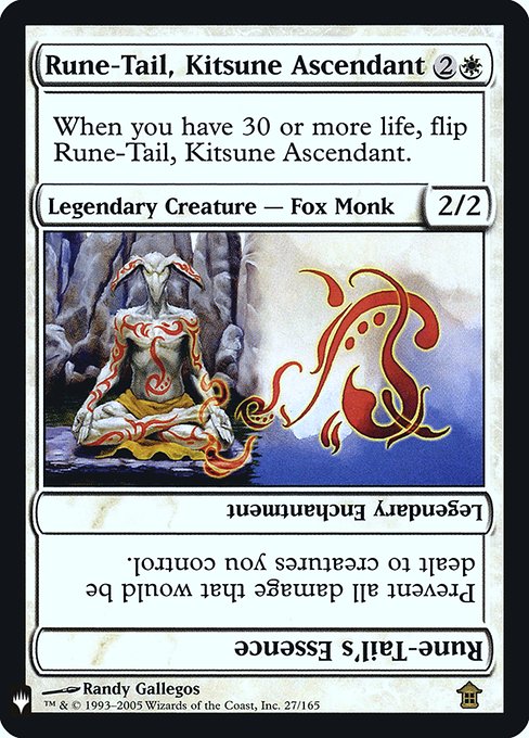 Rune-Tail, Kitsune Ascendant // Rune-Tail's Essence - FOIL