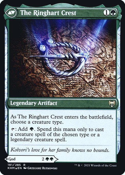 Kolvori, God of Kinship // The Ringhart Crest - FOIL
