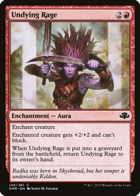 Undying Rage - FOIL