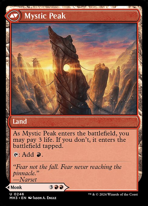 Pinnacle Monk // Mystic Peak - FOIL