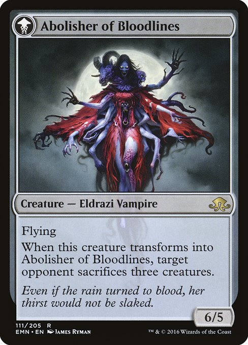 Voldaren Pariah // Abolisher of Bloodlines - FOIL