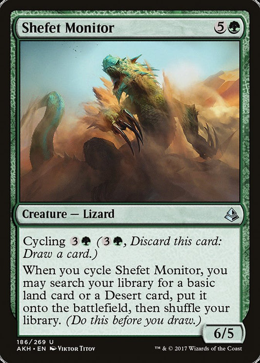 This Is An Image Of The Magic The Gathering Card Shefet Monitor From The Set Amonkhet - Designed By Artist Viktor Titov