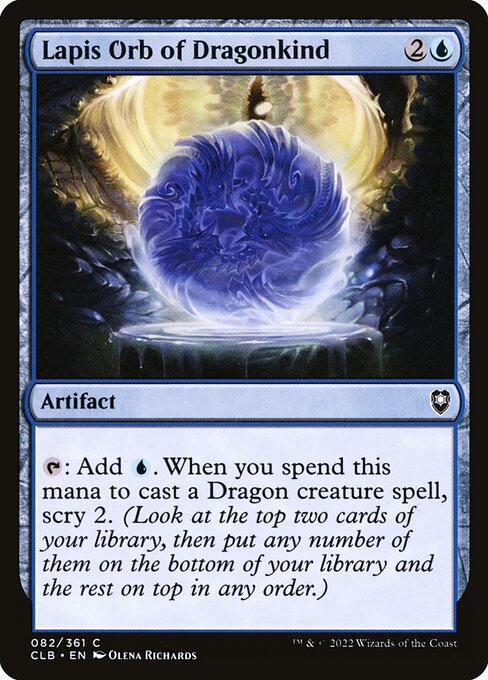 Lapis Orb of Dragonkind - FOIL