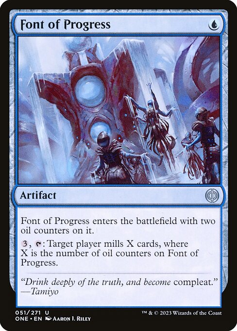 Font of Progress - FOIL