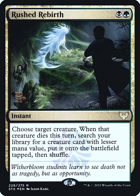 Rushed Rebirth - FOIL