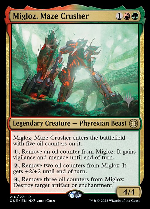 Migloz, Maze Crusher - FOIL
