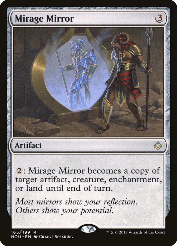 This Is An Image Of The Magic The Gathering Card Mirage Mirror From The Set Commander Masters - Designed By Artist Craig J Spearing