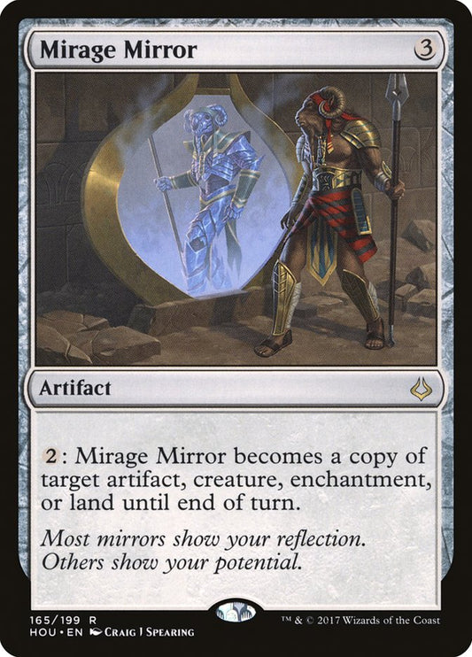 This Is An Image Of The Magic The Gathering Card Mirage Mirror From The Set Commander Masters - Designed By Artist Craig J Spearing