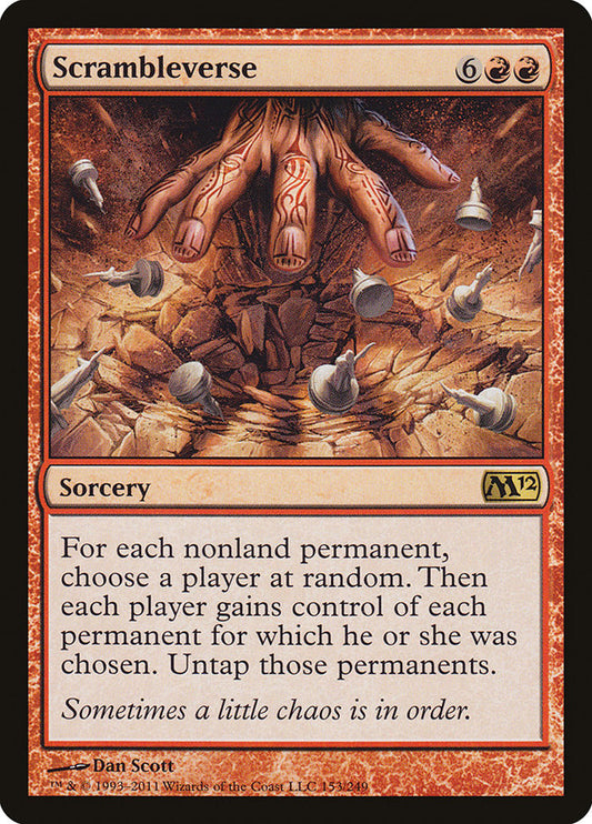 This Is An Image Of The Magic The Gathering Card Scrambleverse From The Set Magic 2012 - Designed By Artist Dan Murayama Scott