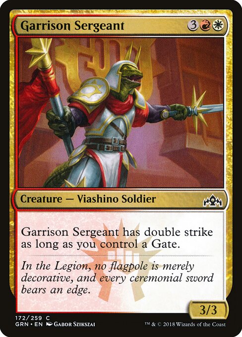 Garrison Sergeant - FOIL