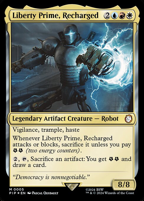 Liberty Prime, Recharged - FOIL