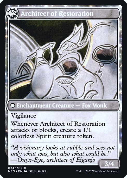 The Restoration of Eiganjo // Architect of Restoration - FOIL