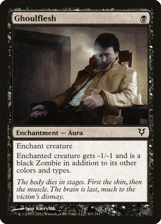 This Is An Image Of The Magic The Gathering Card Ghoulflesh From The Set Avacyn Restored - Designed By Artist Igor Kieryluk