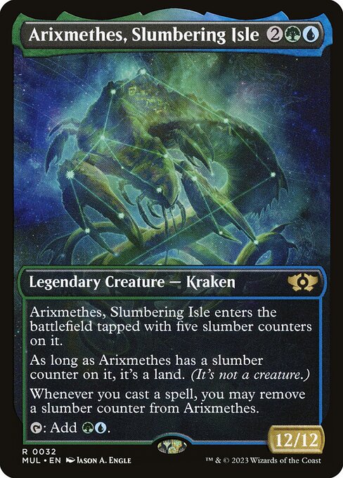 Arixmethes, Slumbering Isle - FOIL