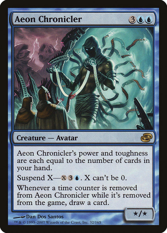 This Is An Image Of The Magic The Gathering Card Aeon Chronicler From The Set Time Spiral Remastered - Designed By Artist Dan Dos Santos