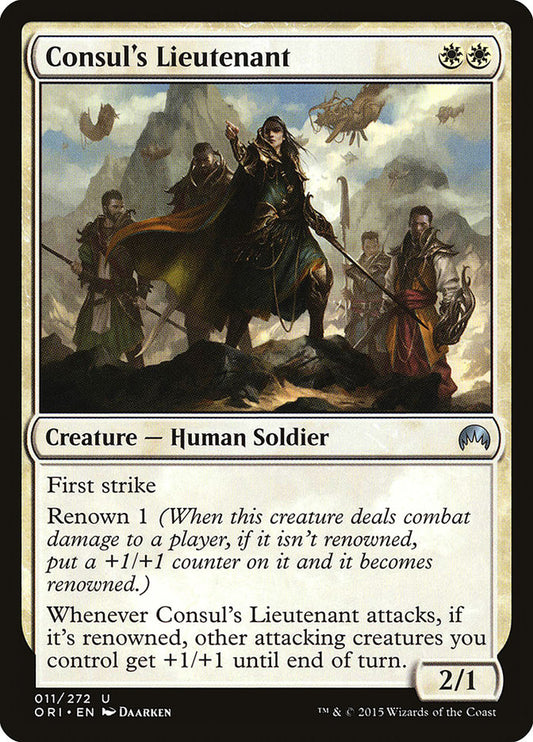 This Is An Image Of The Magic The Gathering Card Consul's Lieutenant From The Set Game Night 2019 - Designed By Artist Daarken