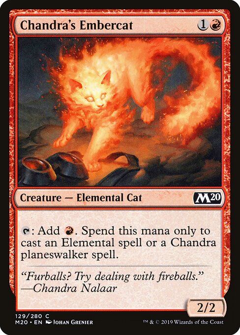 Chandra's Embercat - FOIL