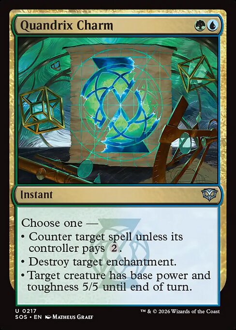 Quandrix Charm - FOIL