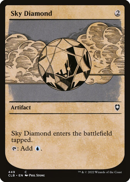 This Is An Image Of The Magic The Gathering Card Sky Diamond From The Set Commander Legends: Battle for Baldur's Gate - Designed By Artist Gaboleps