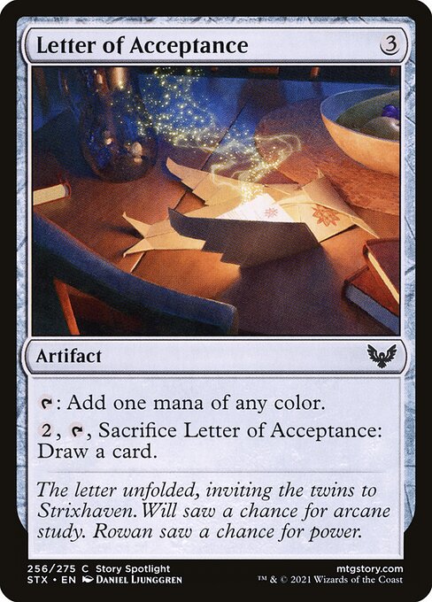 Letter of Acceptance - FOIL