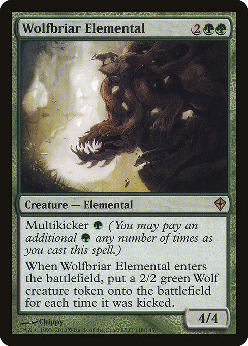 Wolfbriar Elemental - FOIL