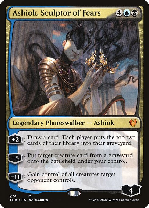 Ashiok, Sculptor of Fears - FOIL