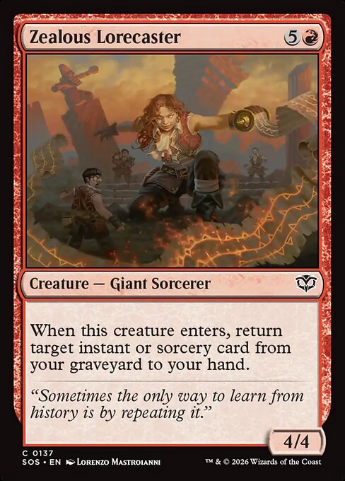 Zealous Lorecaster