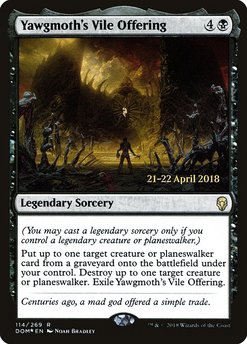 Yawgmoth's Vile Offering - FOIL