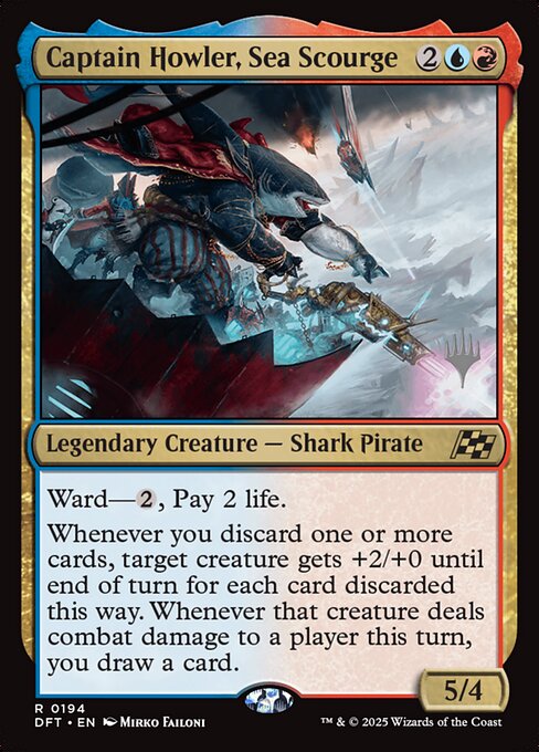 Captain Howler, Sea Scourge - FOIL