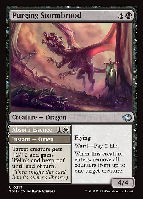 Purging Stormbrood // Absorb Essence - FOIL