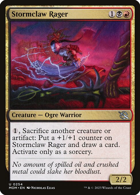 Stormclaw Rager - FOIL