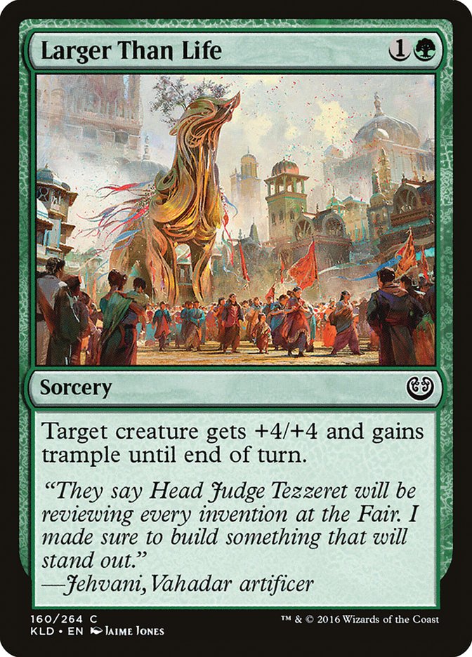 This Is An Image Of The Magic The Gathering Card Larger Than Life From The Set Kaladesh - Designed By Artist Jaime Jones