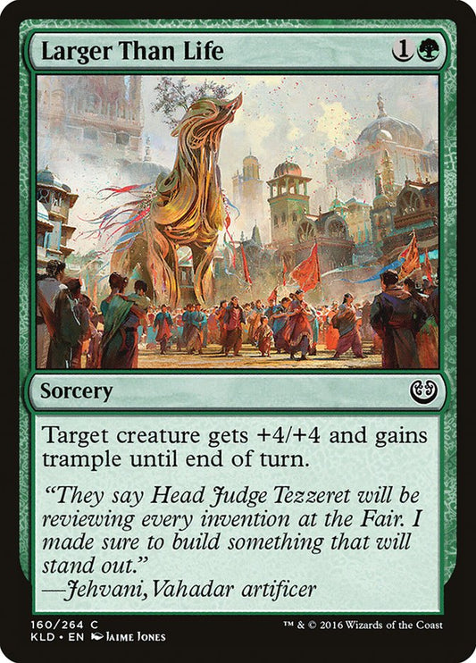 This Is An Image Of The Magic The Gathering Card Larger Than Life From The Set Kaladesh - Designed By Artist Jaime Jones