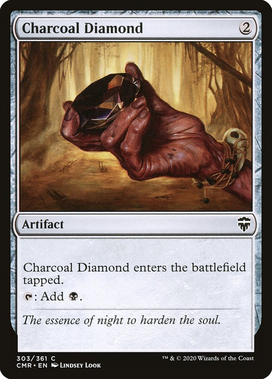 This Is An Image Of The Magic The Gathering Card Charcoal Diamond From The Set Commander Legends: Battle for Baldur's Gate - Designed By Artist Gaboleps